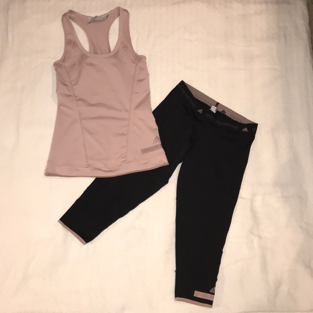 Stella McCartney adidas top and bottoms